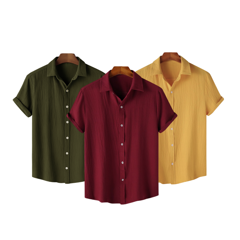 OLIVE ALLURE (H-705)*MAROON MUSE (H-720)*GOLDEN GLOW (H-715)
