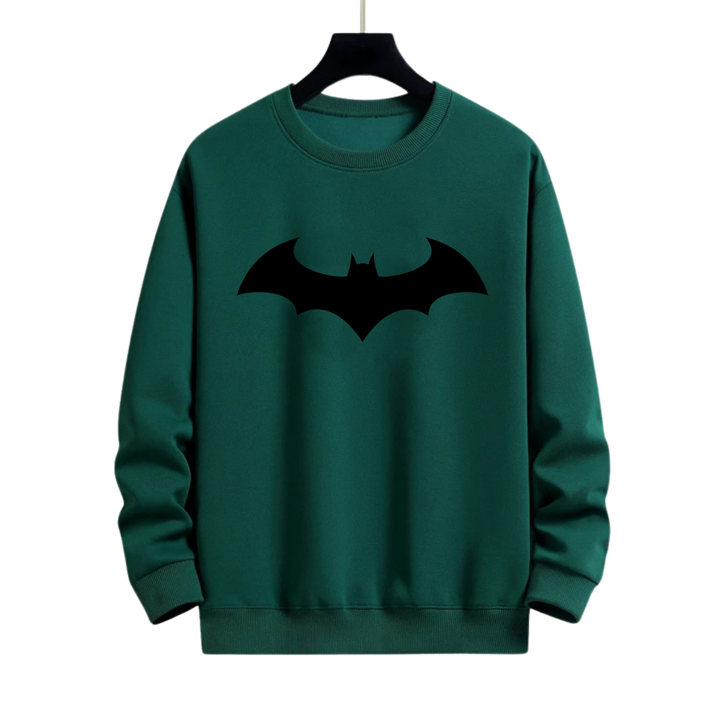 BATMAN PRINT GREEN SWEATSHIRT