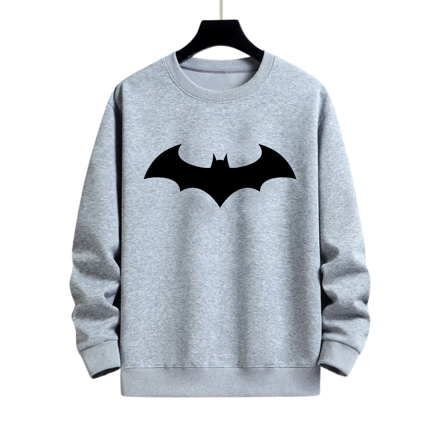 BATMAN PRINT ASH SWEATSHIRT