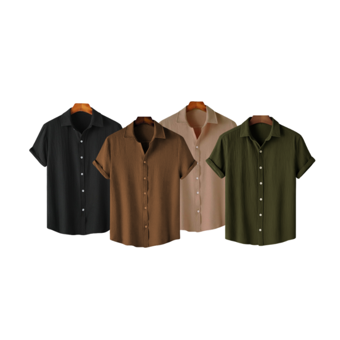 Midnight Crinkle*RUSTIC RUST (H-701)*BEIGE BREEZE (H-710)*OLIVE ALLURE (H-705)