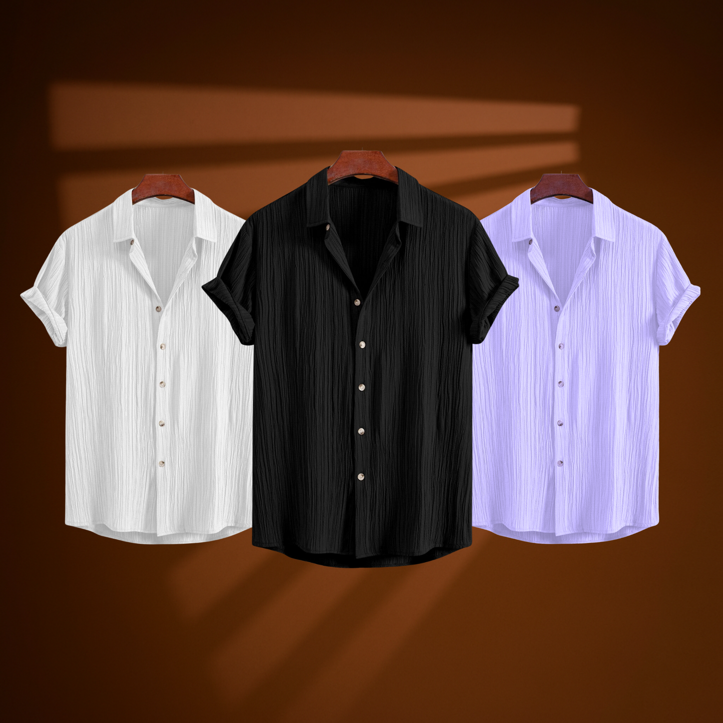 Midnight Crinkle (H-801) + White Aura (H-802) + Lavender Drift (H-805)