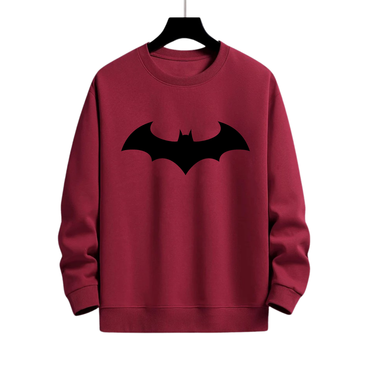 BATMAN PRINT MARRON SWEATSHIRT