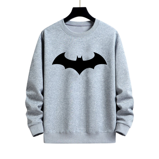 BATMAN PRINT ASH SWEATSHIRT
