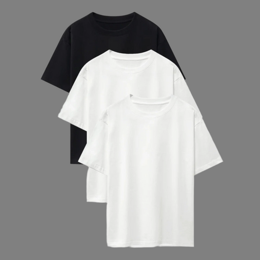 T-BLACK*WHITE*WHITE