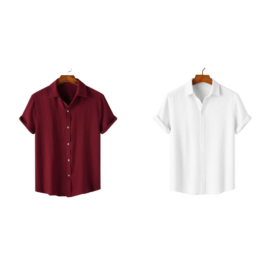 MAROON MUSE (H-720)*PURE WHITE (H-709)