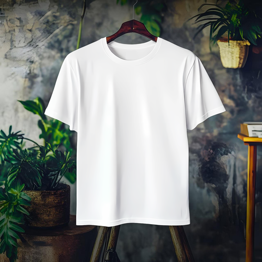 White Basic Tee